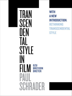 cover image of Transcendental Style in Film